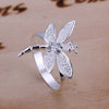 Fine Zircon Dragonfly Jewelry Ring
