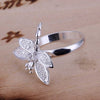 Fine Zircon Dragonfly Jewelry Ring